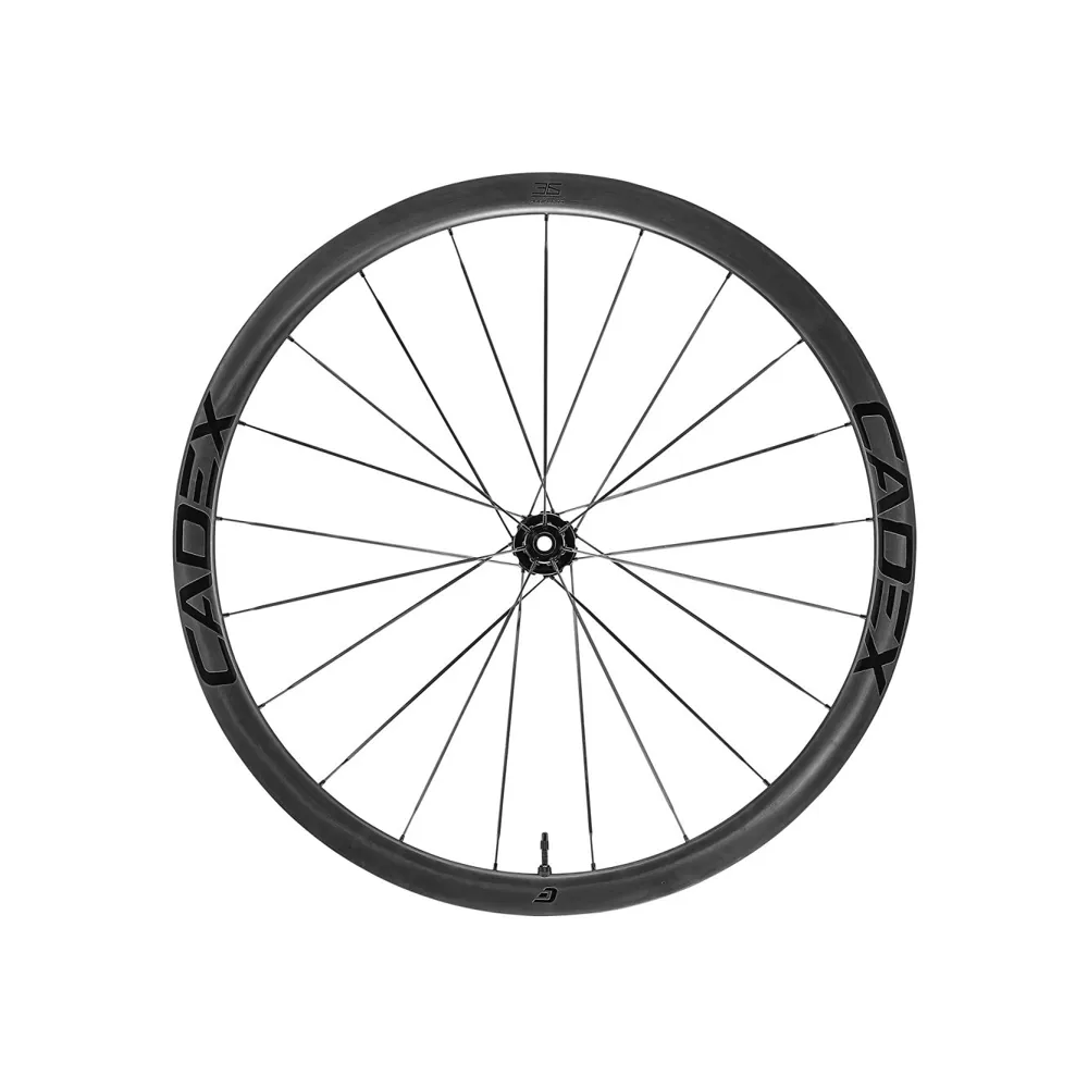 uPRISE Bikes Cadex 36 Disc Tubeless Carbon Clincher Front Road Wheel | Price match, 365 day return s, 18-Month Warranty, Finance Available & Free UK Delivery